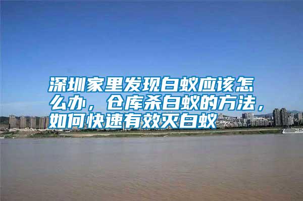 深圳家里發(fā)現(xiàn)白蟻應(yīng)該怎么辦，倉庫殺白蟻的方法，如何快速有效滅白蟻