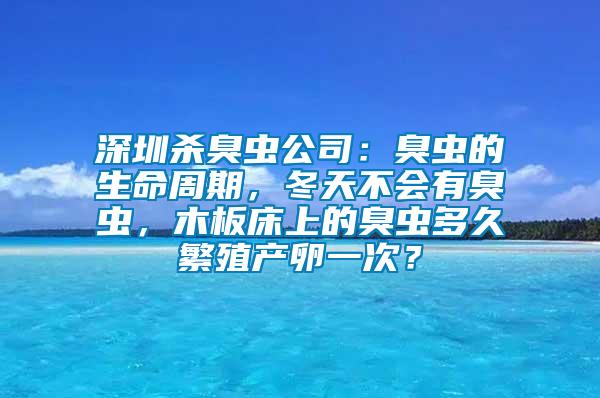 深圳殺臭蟲公司:臭蟲的生命周期,冬天不會有臭蟲,木板床上的臭蟲多久繁殖產(chǎn)卵一次?