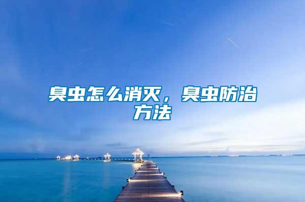 臭蟲怎么消滅，臭蟲防治方法